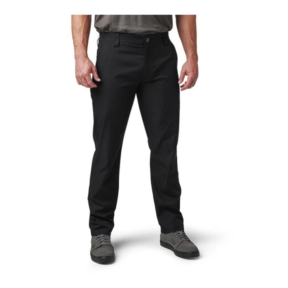 5.11 TACTICAL Men's Straight Fit Edge Chino 2.0 Pant Size 42X36 In Black
